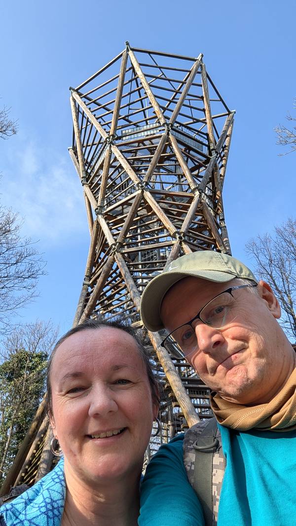 Selfie s rozhlednou